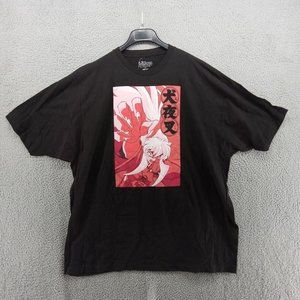 Inuyasha Shirt Mens 3XL Black Claws Out Japanese Anime Tee Rumiko Takahashi‎